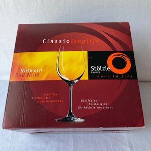 Stolzle Rotwein Red Wine Set of 6 Wine Glass, 15 oz - Made In Germany-Lead-free